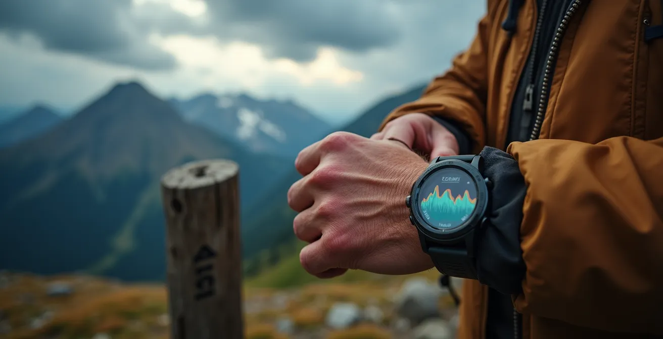 Höhenmesser-Kalibrierung bei Wetterumschwung im Gebirge